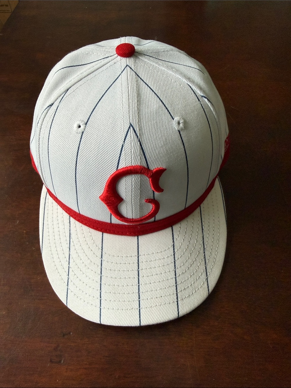 Cincinnati Reds Pinstripe Baseball Cap 7 1/4